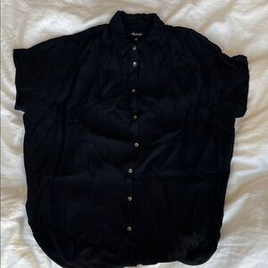 Madewell Boxy Blouse size XS black